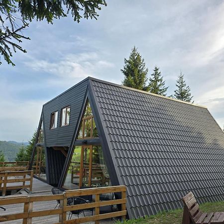 Cabane A-Frame Ceziade Tihuta Пьятра-Фантанеле Экстерьер фото